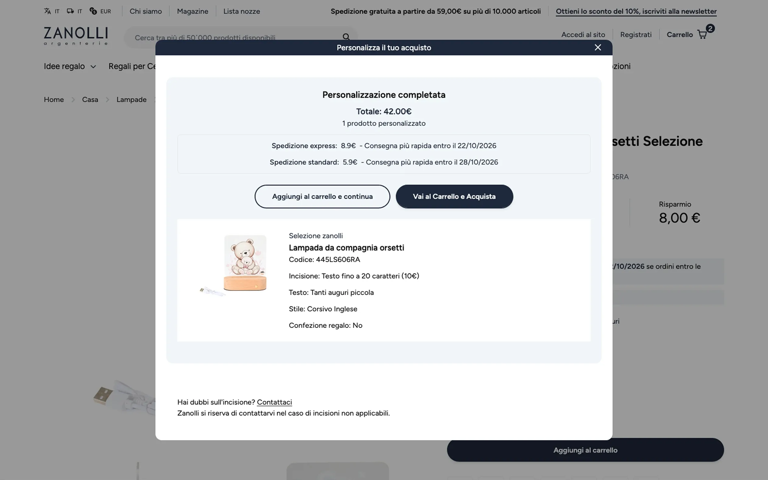 Personalizzazione Step 04
